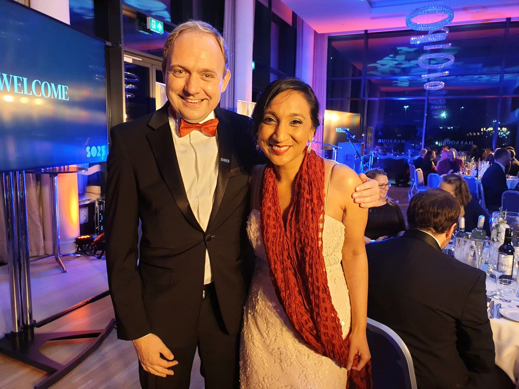 Daniel Fitzhenry with Satvir Kaur MP, then Leader of the Opposition, at the SO:25 City of Culture bid evening