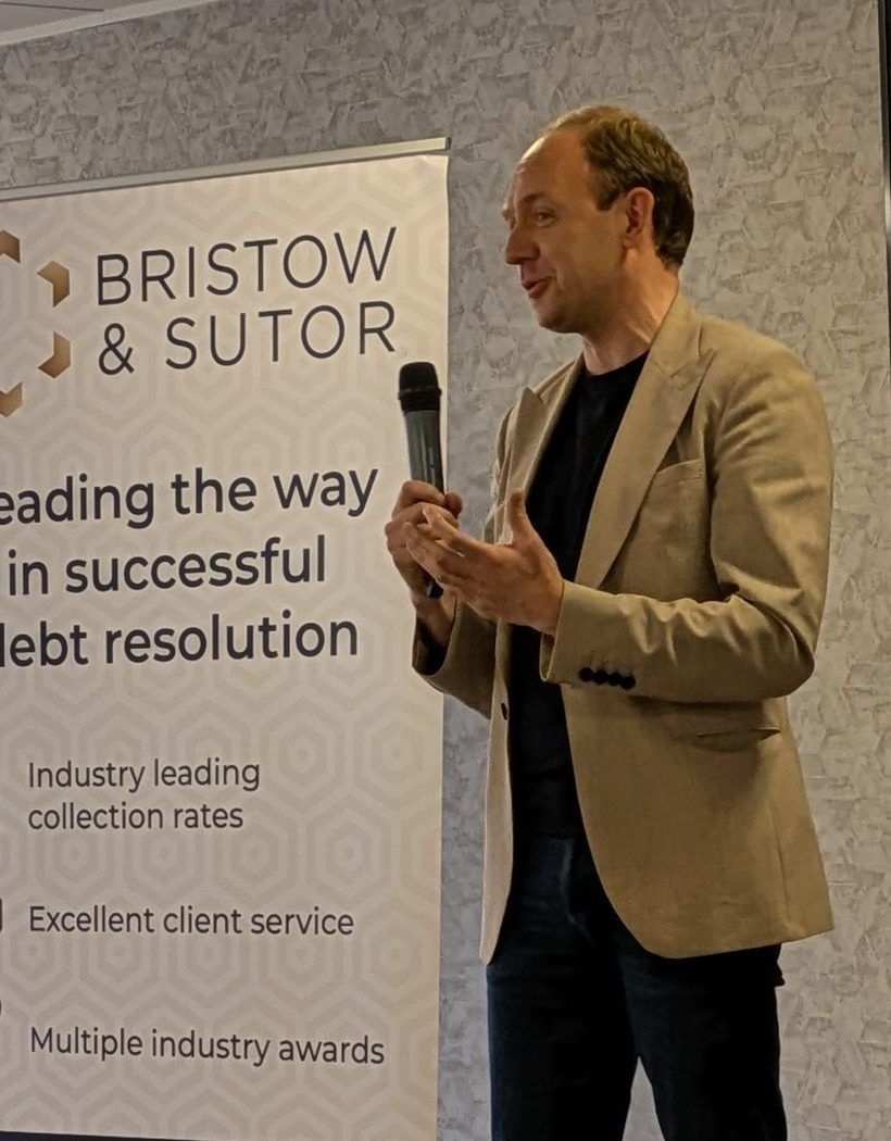 Daniel Fitzhenry speaking at a Bristow & Sutor event